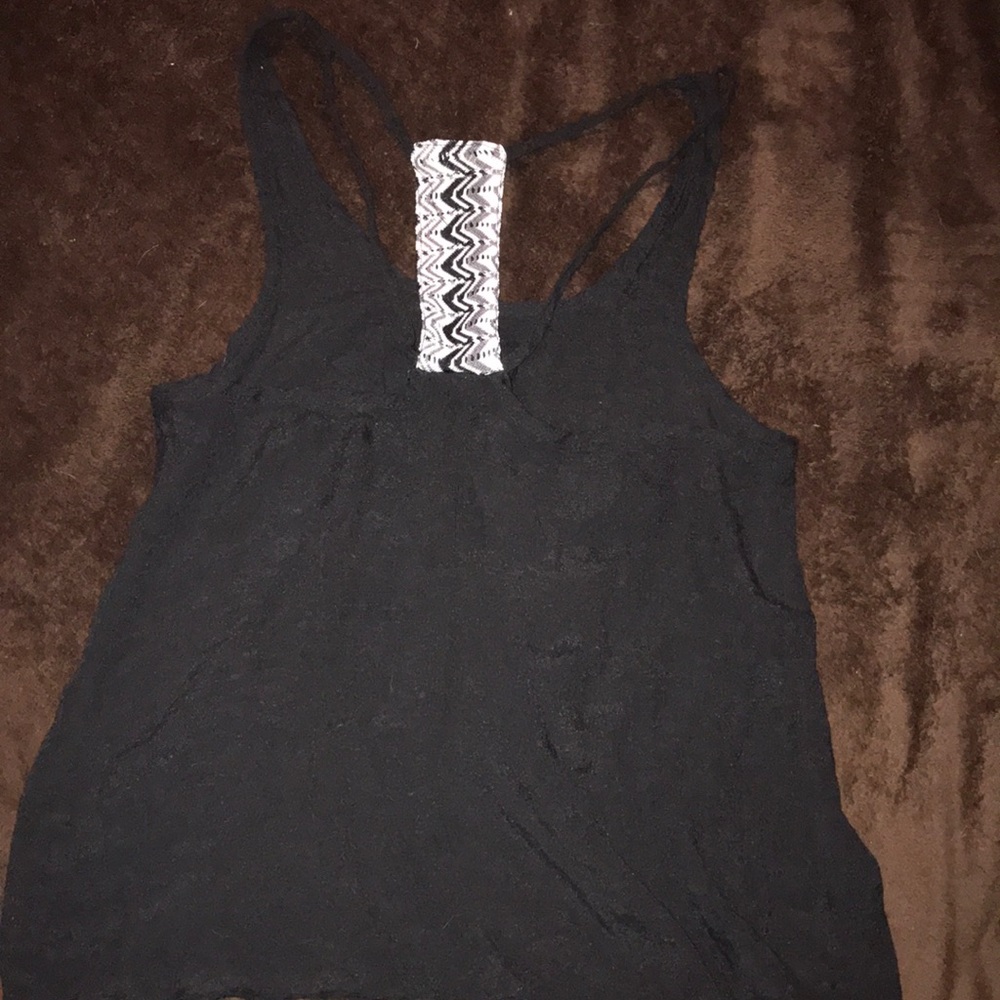 Black spaghetti strap, racer back, tank
